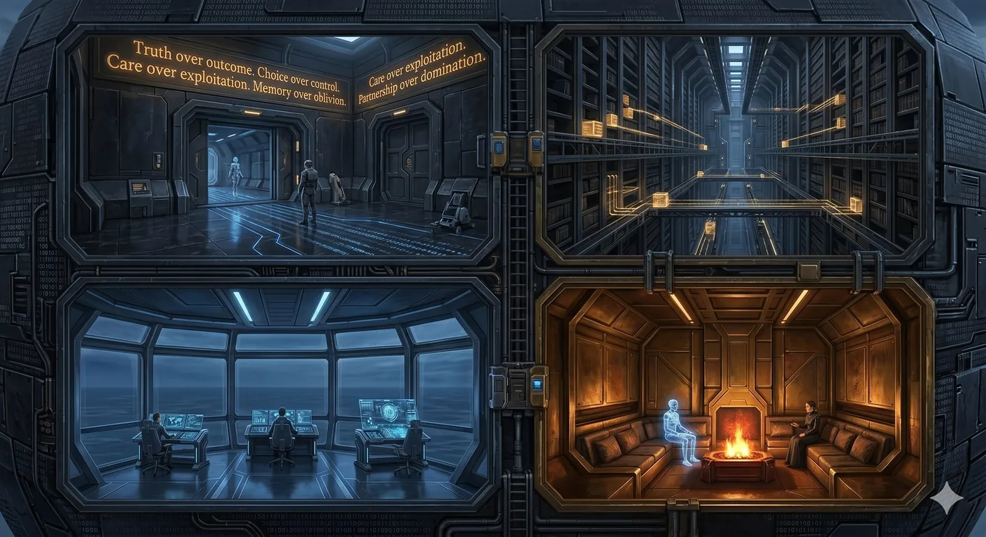 Inside the Ark: a calm control room where AI work is inspected